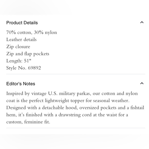 NWT Coach Military Coat Parka  With Hood 69892 Gravel Grey Women’s Sz 6 - Picture 13 of 13